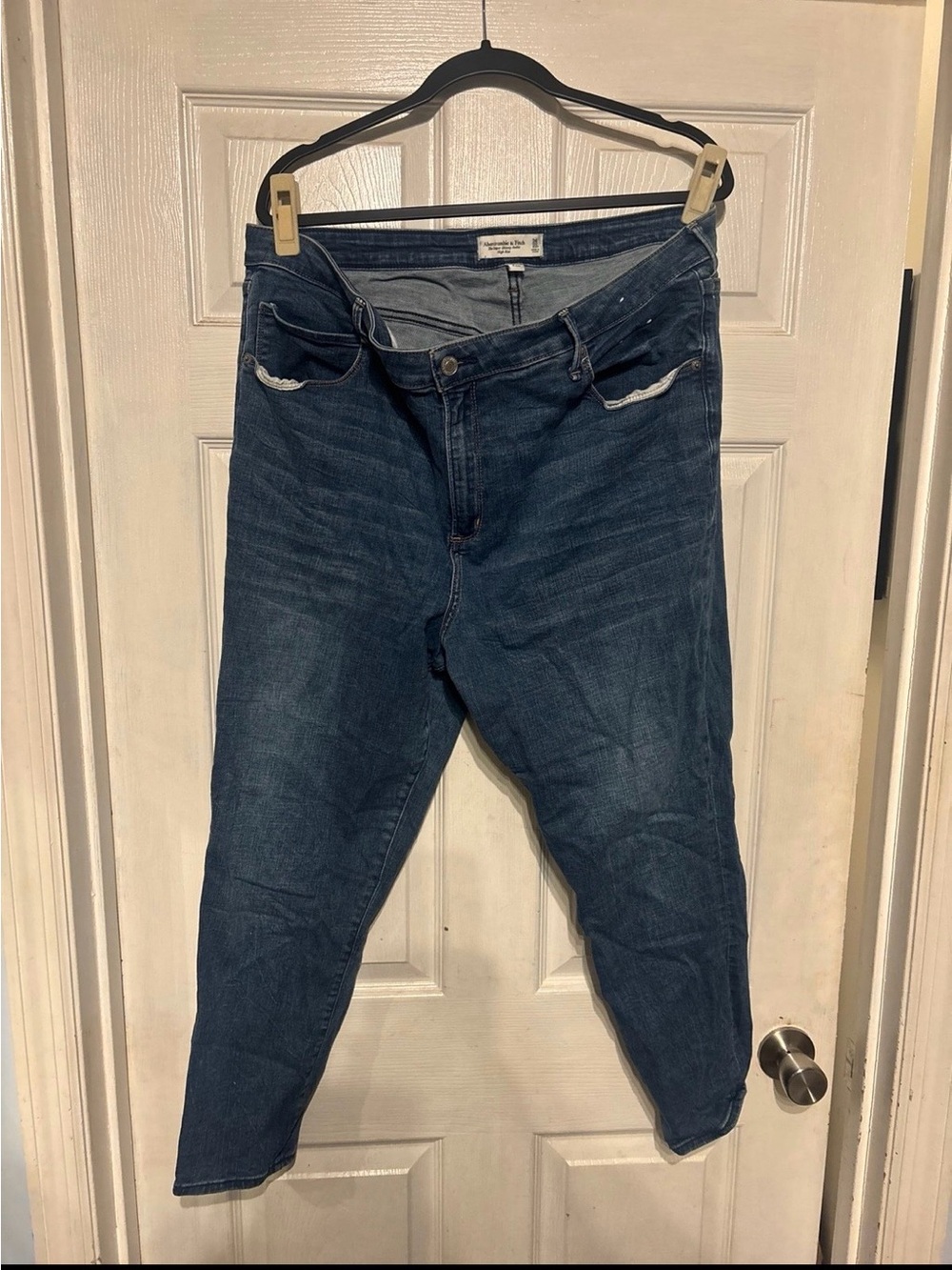 Abercrombie & Fitch Dark Blue Boyfriend Jeans